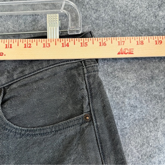 LEVI'S 501 White Oak Cone Denim Jeans Button Fly Grey Size 32 (altered) - Picture 9 of 12
